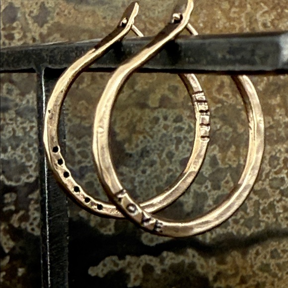 Jes Maharry Jewelry - Jes MaHarry “Golden Love Hoops”. New in box!